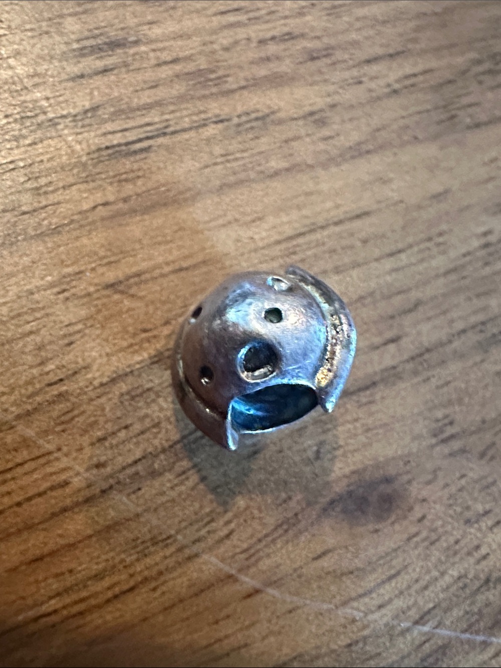925 Sterling Silver Turtle Shell design slide charm 🐢